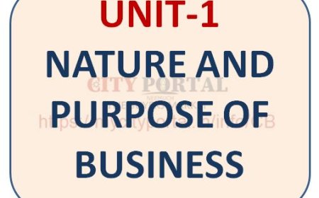 Nature and Purpose of Business