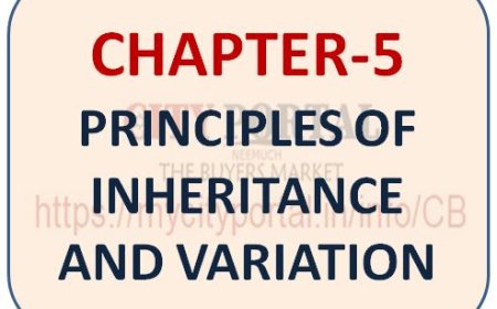 CHAPTER-5 PRINCIPLES OF INHERITANCE AND VARIATION
