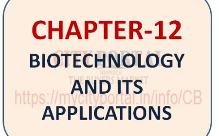 CHAPTER-12 BIOTECHNOLOGY AND ITS APPLICATIONS