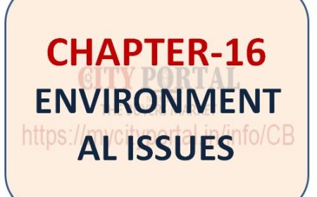 CHAPTER-16 ENVIRONMENTAL ISSUES