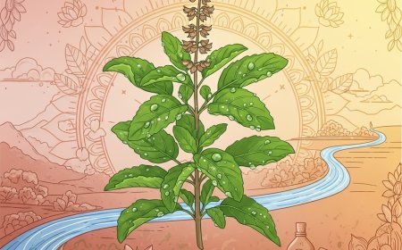 तुलसी: आधुनिक जीवन के लिए आयुर्वेदिक ज्ञान (Holy Basil: Ayurvedic Wisdom for Modern Living)
