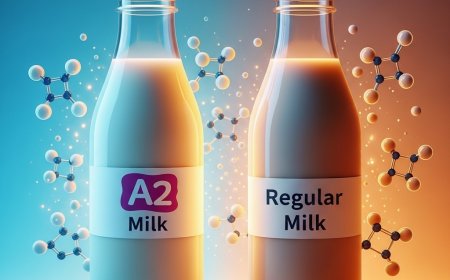 A2 दूध के फायदे बनाम सामान्य दूध (Benefits of A2 Milk Over Regular Milk)