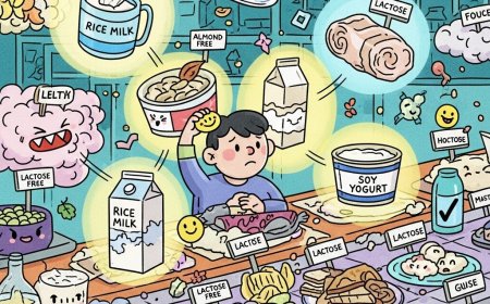 लैक्टोज इनटॉलरेंस को समझना और सही भोजन का चुनाव (Understanding Lactose Intolerance and Food Choices)