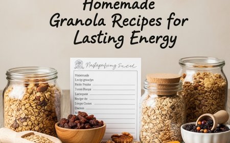 लंबे समय तक एनर्जी देने वाली होममेड ग्रेनोला रेसिपीज़ (Homemade Granola Recipes for Lasting Energy)