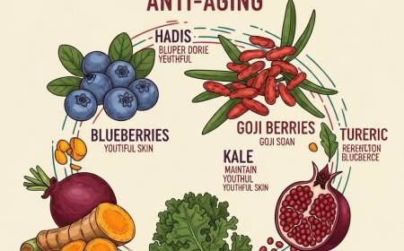 उम्र को मात देने वाले टॉप 10 सुपरफूड्स (Top 10 Superfoods for Anti-Aging)