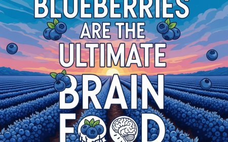 ब्लूबेरी – मस्तिष्क के लिए सर्वश्रेष्ठ सुपरफूड क्यों है? (Why Blueberries Are the Ultimate Brain Food)