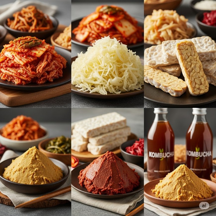 आंत की सेहत के लिए वेगन फर्मेंटेड फूड्स (Vegan Fermented Foods for Gut Healing)