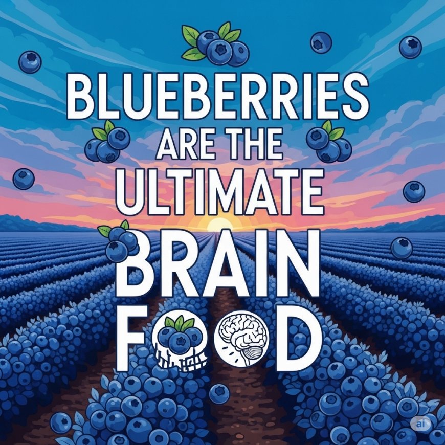ब्लूबेरी – मस्तिष्क के लिए सर्वश्रेष्ठ सुपरफूड क्यों है? (Why Blueberries Are the Ultimate Brain Food)