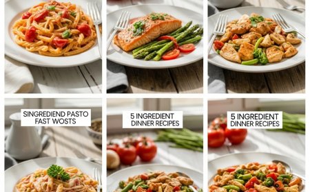 व्यस्त रातों के लिए सिर्फ़ 5 सामग्री से बनने वाली आसान डिनर रेसिपीज़ (Simple 5-Ingredient Dinners for Busy Nights)