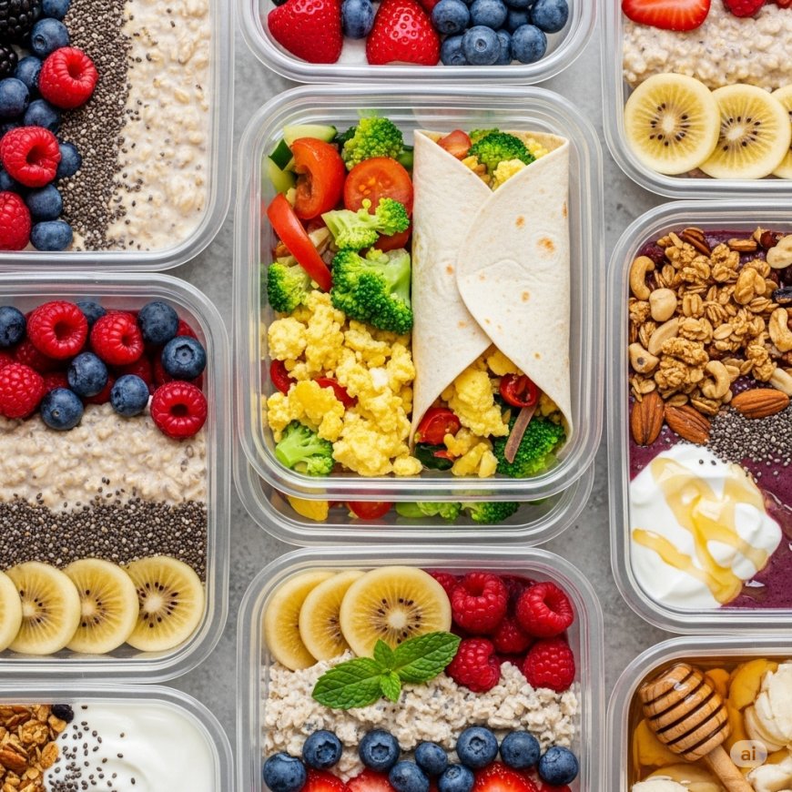 सिर्फ़ 30 मिनट में पूरे हफ़्ते का ब्रेकफास्ट कैसे तैयार करें (How to Make a Week’s Worth of Breakfast in 30 Minutes)