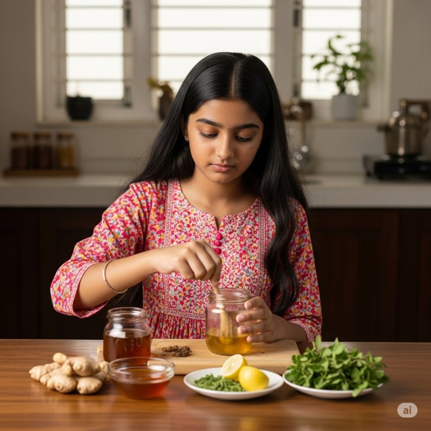 घर पर बनाएं नैचुरल खाँसी का सिरप (How to Make a Natural Cough Syrup at Home)