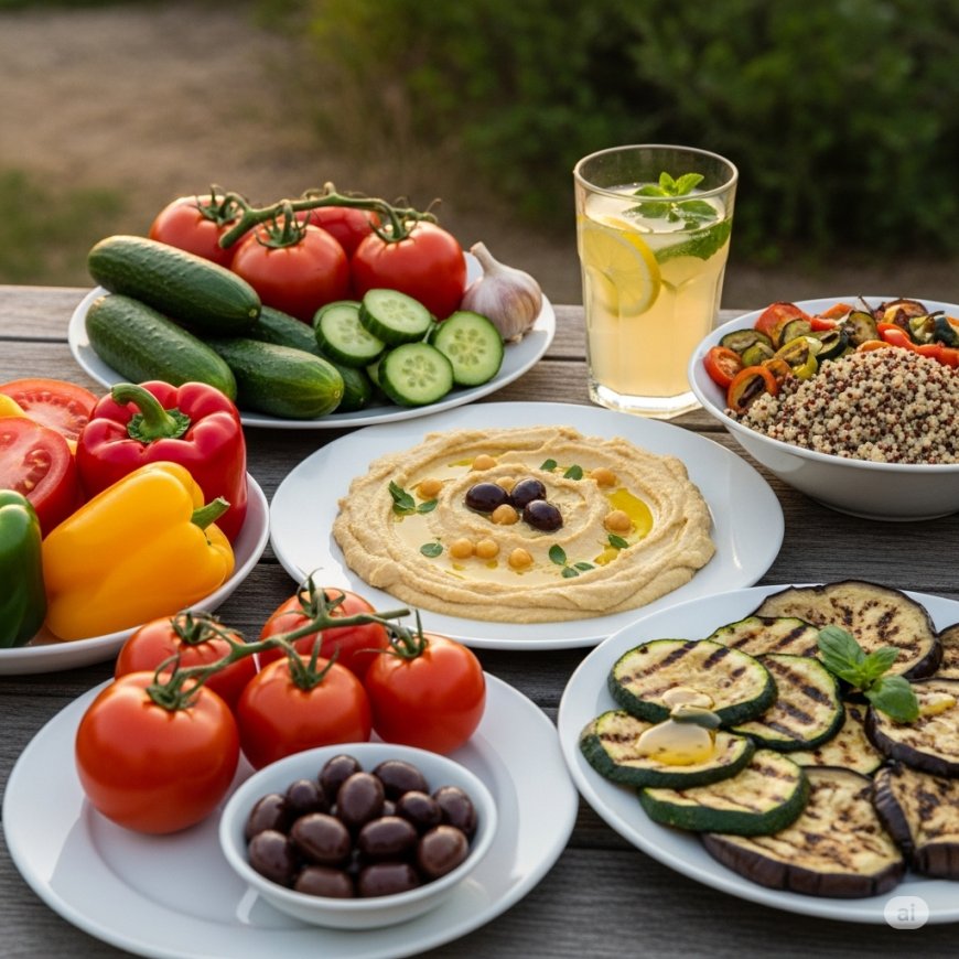 वीगन मेडिटरेनियन डाइट के फ़ायदे (The Benefits of a Vegan Mediterranean Diet)