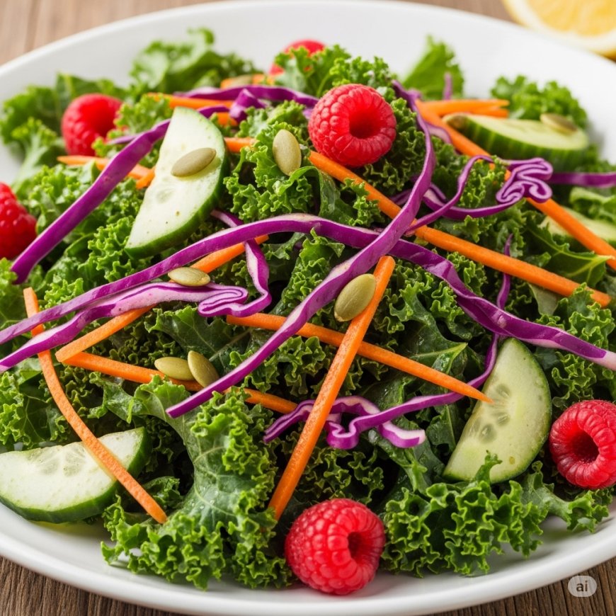 डिटॉक्स काले सलाद दोपहर के भोजन के लिए कैसे बनाएं (How to Make a Detox Kale Salad for Lunch)