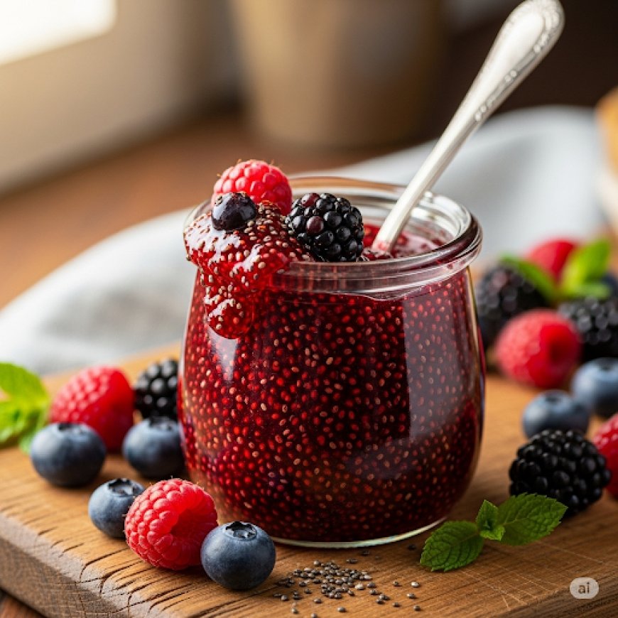 बेरी चिया सीड जैम कैसे बनाएं (How to Make a Berry Chia Seed Jam)