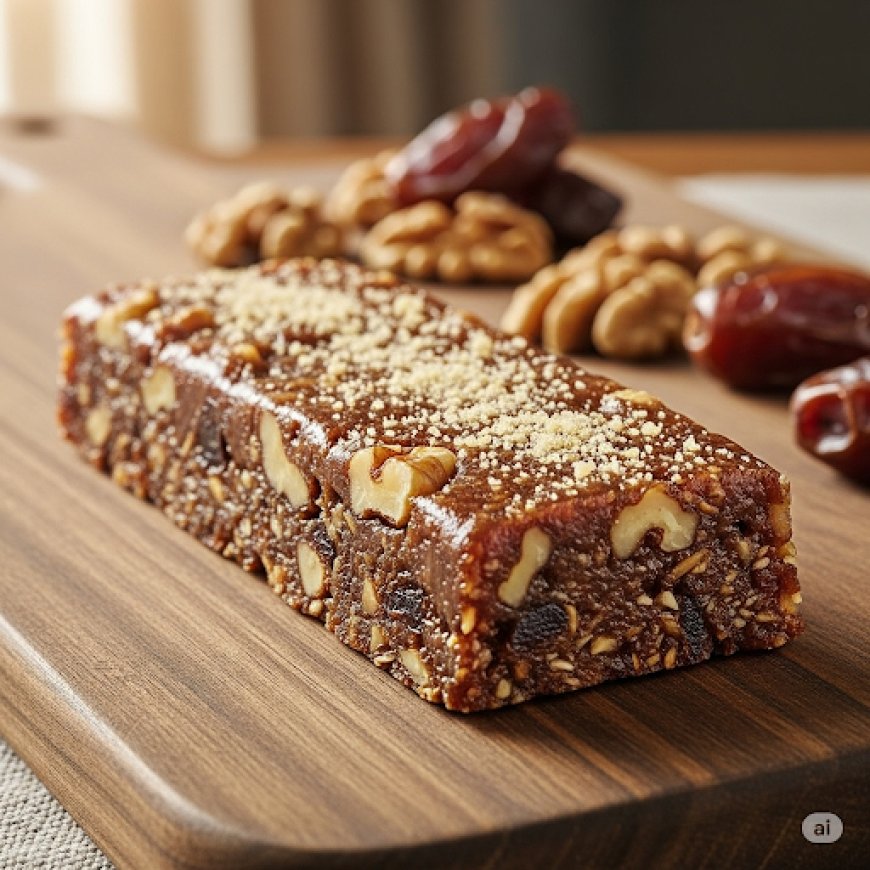 डेट और वॉलनट एनर्जी बार कैसे बनाएं (How to Make a Date and Walnut Energy Bar)