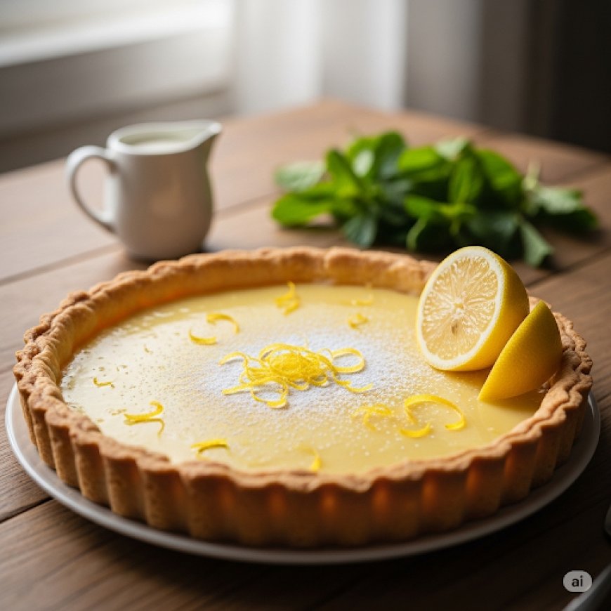 लो-शुगर लेमन टार्ट कैसे बनाएं (How to Make a Low-Sugar Lemon Tart)