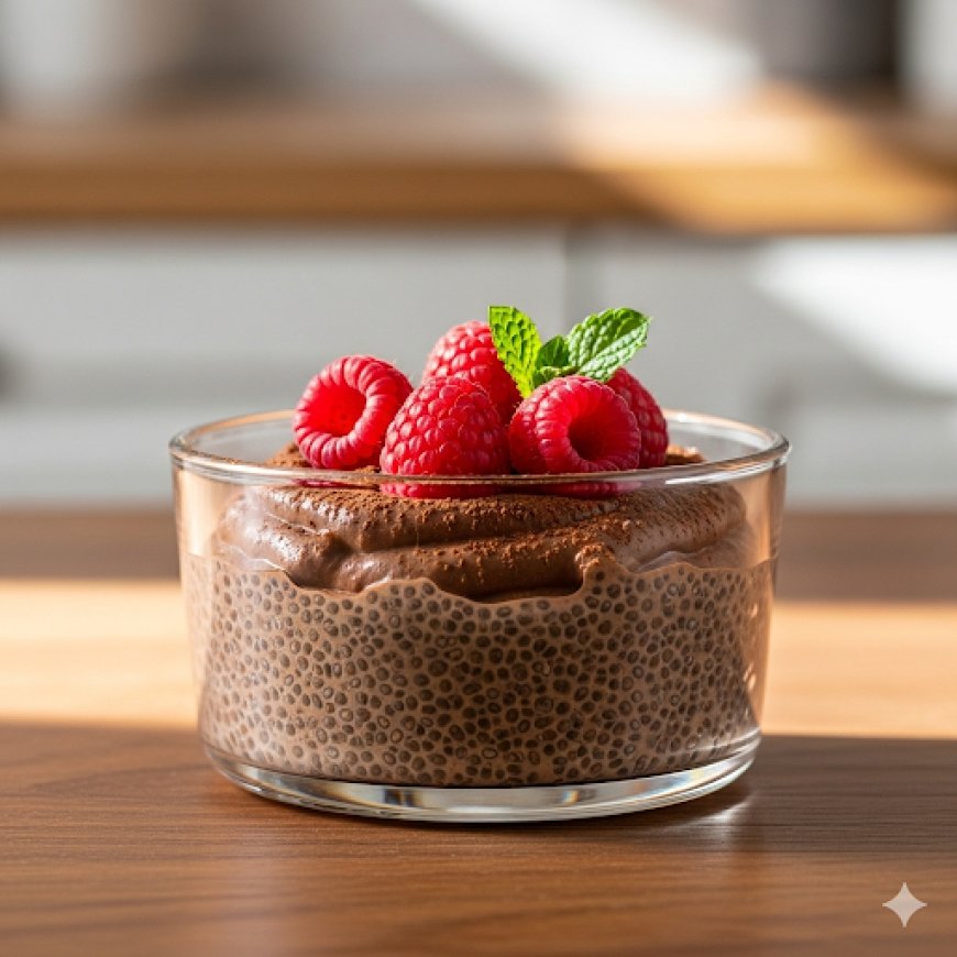 चिया सीड चॉकलेट मूस कैसे बनाएं  (How to Make a Chia Seed Chocolate Mousse)