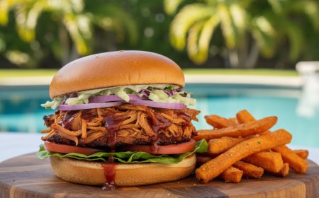 वेगन बीबीक्यू जैकफ्रूट बर्गर कैसे बनाएं (How to Make a Vegan BBQ Jackfruit Burger)