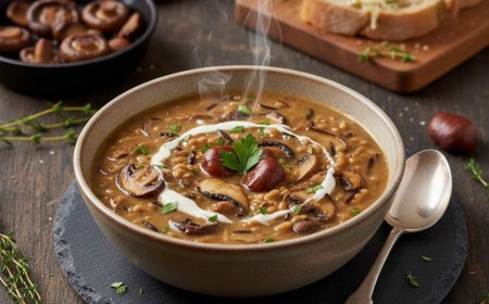 क्रीमी मशरूम और वाइल्ड राइस सूप कैसे बनाएं (How to Make a Creamy Mushroom and Wild Rice Soup)