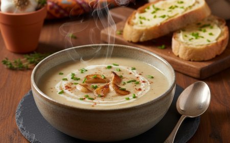 क्रीमी गार्लिक हर्ब व्हाइट बीन सूप कैसे बनाएं (How to Make a Creamy Garlic Herb White Bean Soup)