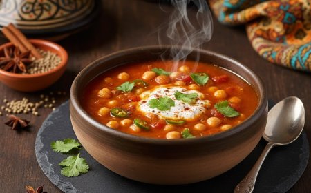 मोरक्कन स्पाइस्ड चना और टमाटर सूप कैसे बनाएं (Moroccan Spiced Chickpea and Tomato Soup)