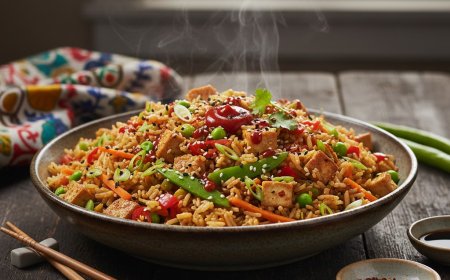 स्पाइसी वेजिटेबल फ्राइड राइस कैसे बनाएं  (How to Make a Spicy Vegetable Fried Rice)