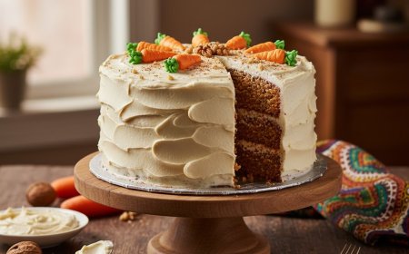 काजू फ्रॉस्टिंग के साथ वेगन कैरट केक कैसे बनाएं  (How to Make a Vegan Carrot Cake with Cashew Frosting)
