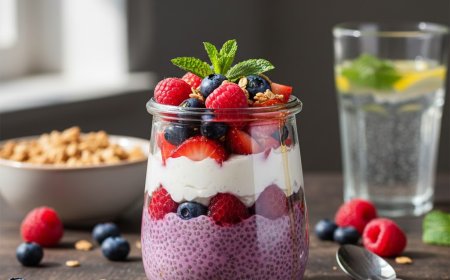 चिया सीड और बेरी पार्फे कैसे बनाएं  (How to Make a Chia Seed and Berry Parfait)
