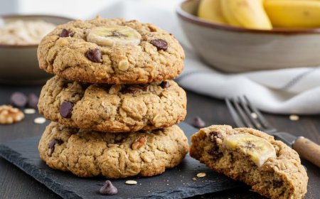 बनाना ओटमील कुकी कैसे बनाएं  (How to Make a Banana Oatmeal Cookie)