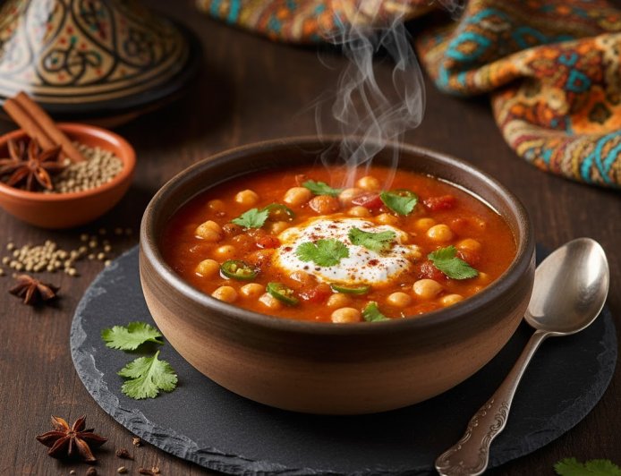 मोरक्कन स्पाइस्ड चना और टमाटर सूप कैसे बनाएं (Moroccan Spiced Chickpea and Tomato Soup)