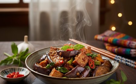 थाई बेसिल एग्प्लांट स्टिर-फ्राई कैसे बनाएं (How to Make a Thai Basil Eggplant Stir Fry)