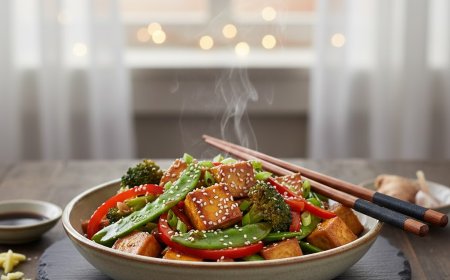 टोफू और ब्रोकली स्टिर-फ्राई कैसे बनाएं (How to Make a Tofu and Broccoli Stir Fry)