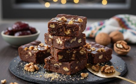 वेगन डेट एंड वॉलनट फ़ज कैसे बनाएं (How to Make a Vegan Date and Walnut Fudge)