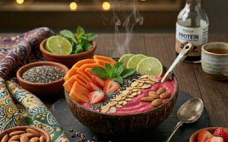 स्ट्रॉबेरी बादाम ब्रेकफास्ट शेक कैसे बनाएं (How to Make a Strawberry Almond Breakfast Shake)