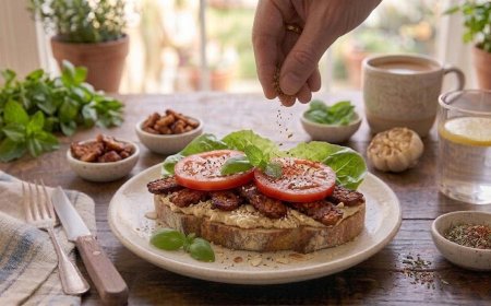 टेम्पेह बेकन के साथ वेगन BLT कैसे बनाएं (How to Make a Vegan BLT with Tempeh Bacon)