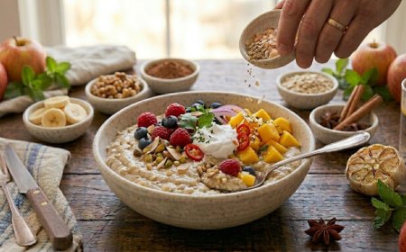 बनाना वालनट ब्रेकफास्ट बाउल कैसे बनाएं (How to Make a Banana Walnut Breakfast Bowl)