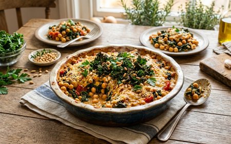 चना और केल कैसरोल कैसे बनाएं (How to Make a Chickpea and Kale Casserole)