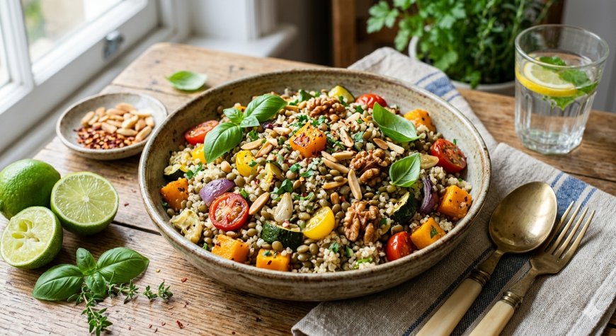 क्विनोआ और दाल पुलाव कैसे बनाएं (How to Make a Quinoa and Lentil Pilaf)